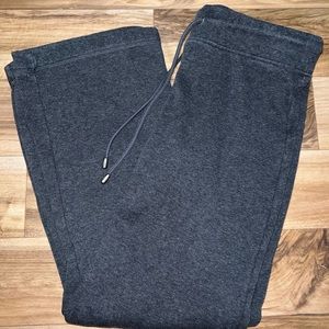 Ugg Fleece Straight Wide Leg Pants